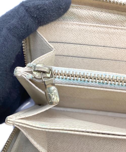 LOUIS VUITTON（ルイ ヴィトン）LOUIS VUITTON (ルイ ヴィトン) ダミエ・アズール　ジッピー ウォレット　N41660　CA2102 ホワイトの古着・服飾アイテム
