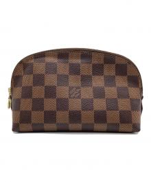 LOUIS VUITTON（ルイ ヴィトン）の古着「ダミエ　ポシェット・コスメティック　N47516　SF2185」｜ブラウン