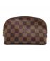 LOUIS VUITTON（ルイ ヴィトン）の古着「ダミエ　ポシェット・コスメティック　N47516　SF2185」｜ブラウン