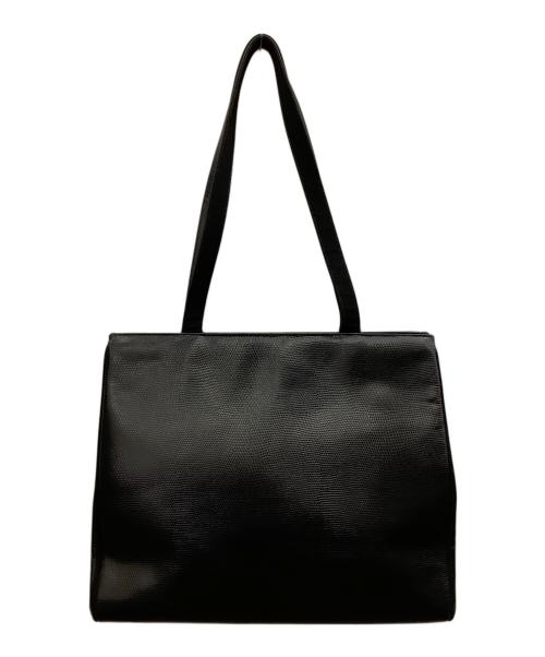 Salvatore Ferragamo（サルヴァトーレ フェラガモ）Salvatore Ferragamo (サルヴァトーレ フェラガモ) トートバッグ　	DH-212530 ブラックの古着・服飾アイテム