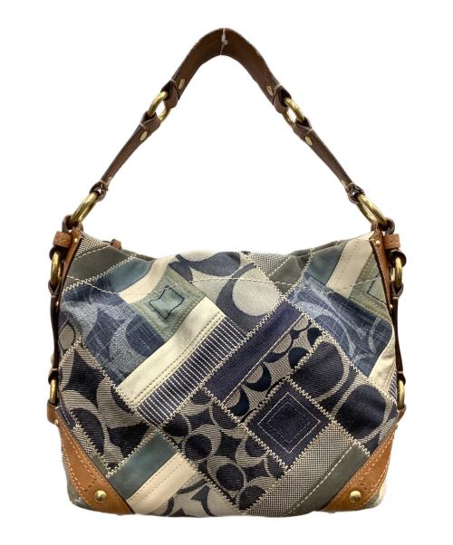 COACH（コーチ）COACH (コーチ) シグネチャー　デニムパッチワーク　12213 インディゴの古着・服飾アイテム