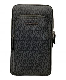 MICHAEL KORS（マイケルコース）の古着「Cooper Commuter Logo Sling Pack　37F4LCOY1B」｜ネイビー