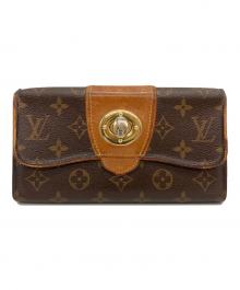 LOUIS VUITTON（ルイ ヴィトン）の古着「モノグラム　ポルト・フォイユ　M63220　CA4121」｜ブラウン