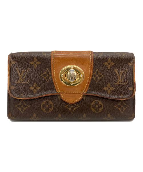 LOUIS VUITTON（ルイ ヴィトン）LOUIS VUITTON (ルイ ヴィトン) モノグラム　ポルト・フォイユ　M63220　CA4121 ブラウンの古着・服飾アイテム