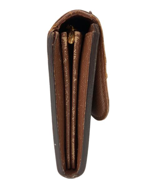 LOUIS VUITTON（ルイ ヴィトン）LOUIS VUITTON (ルイ ヴィトン) モノグラム　ポルト・フォイユ　M63220　CA4121 ブラウンの古着・服飾アイテム