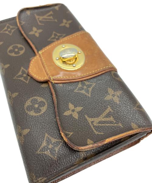 LOUIS VUITTON（ルイ ヴィトン）LOUIS VUITTON (ルイ ヴィトン) モノグラム　ポルト・フォイユ　M63220　CA4121 ブラウンの古着・服飾アイテム