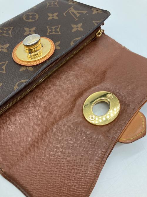 LOUIS VUITTON（ルイ ヴィトン）LOUIS VUITTON (ルイ ヴィトン) モノグラム　ポルト・フォイユ　M63220　CA4121 ブラウンの古着・服飾アイテム