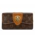 LOUIS VUITTON（ルイ ヴィトン）の古着「モノグラム　ポルト・フォイユ　M63220　CA4121」｜ブラウン
