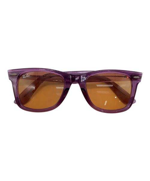 RAY-BAN（レイバン）RAY-BAN (レイバン) ウェイファーラー ウェリントン サングラス　RB2140F 661313 52 パープルの古着・服飾アイテム