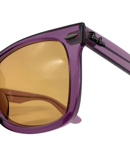 RAY-BAN（レイバン）RAY-BAN (レイバン) ウェイファーラー ウェリントン サングラス　RB2140F 661313 52 パープルの古着・服飾アイテム