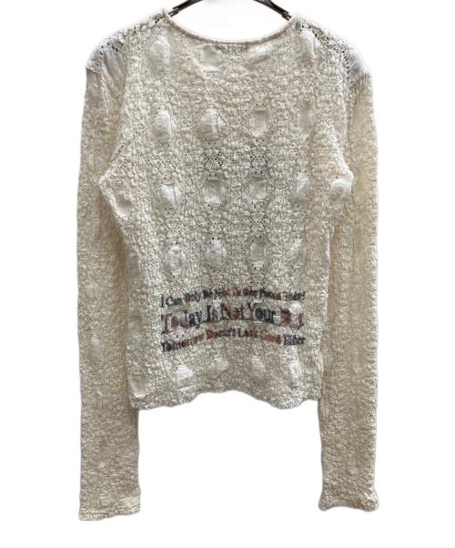 604SERVICE（604サービス）604service (604サービス) 長袖カットソー ベージュ サイズ:SIZE Freeの古着・服飾アイテム