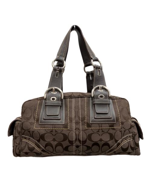 COACH（コーチ）COACH (コーチ) シグネチャー　10078 ブラウンの古着・服飾アイテム