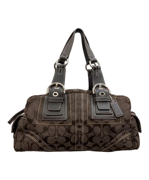 COACH（コーチ）COACH (コーチ) シグネチャー　10078 ブラウンの古着・服飾アイテム