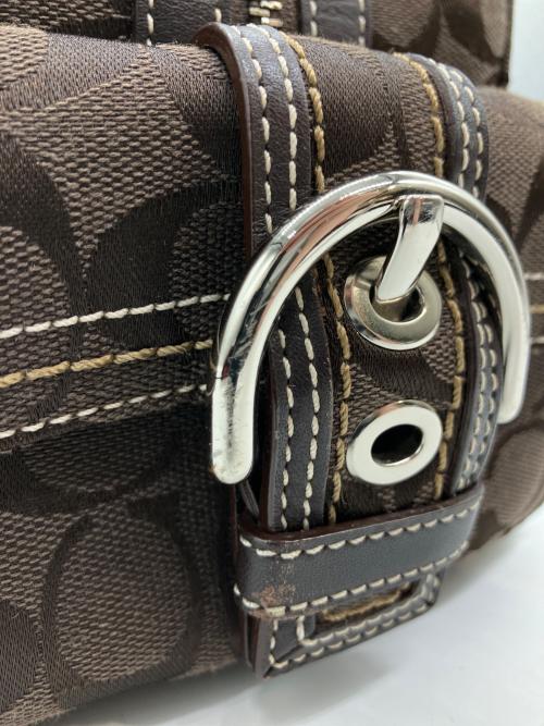 COACH（コーチ）COACH (コーチ) シグネチャー　10078 ブラウンの古着・服飾アイテム