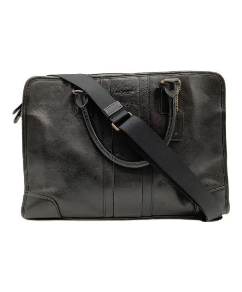 COACH（コーチ）COACH (コーチ) 2WAYブリーフケース　f71639 ブラックの古着・服飾アイテム