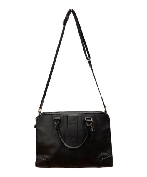 COACH（コーチ）COACH (コーチ) 2WAYブリーフケース　f71639 ブラックの古着・服飾アイテム