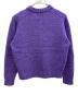 CABaN (キャバン) ウールネップ クルーネックプルオーバーニット パープル サイズ:SIZE M：15000円