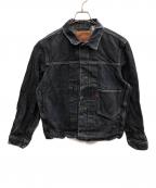 LEVI'S PReMIUMリーバイス プレミアム）の古着「BLACK TYPE I TRUCKER JACKET」｜インディゴ