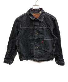 LEVI'S PReMIUM（リーバイス プレミアム）の古着「BLACK TYPE I TRUCKER JACKET」｜インディゴ