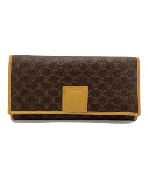 CELINE（セリーヌ）CELINE (セリーヌ) 長財布　M16 1　マカダム ブラウンの古着・服飾アイテム