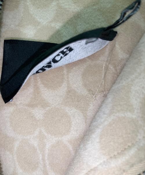 COACH（コーチ）COACH (コーチ) ダブルフェイスケープコート　COACH　（コーチ）CK041 ベージュ サイズ:XSの古着・服飾アイテム
