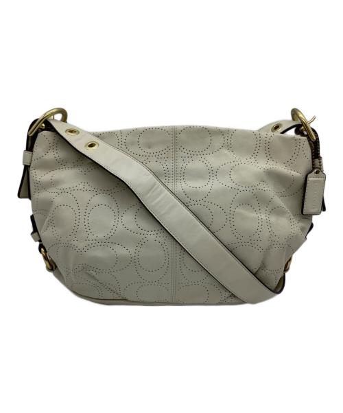 COACH（コーチ）COACH (コーチ) ショルダーバッグ　f17104 ホワイトの古着・服飾アイテム
