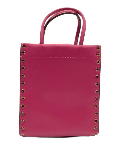 COACH（コーチ）COACH (コーチ) ミニカシントートークリスタルリベット　ce729 ピンクの古着・服飾アイテム
