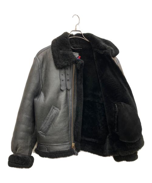 SCHOTT BROS.（ショットブロス）SCHOTT BROS. (ショットブロス) TYPE B-3 ムートンボンバージャケット　SCHOTT BROS.　（ショットブロス）AC-18606 ブラック サイズ:Mの古着・服飾アイテム