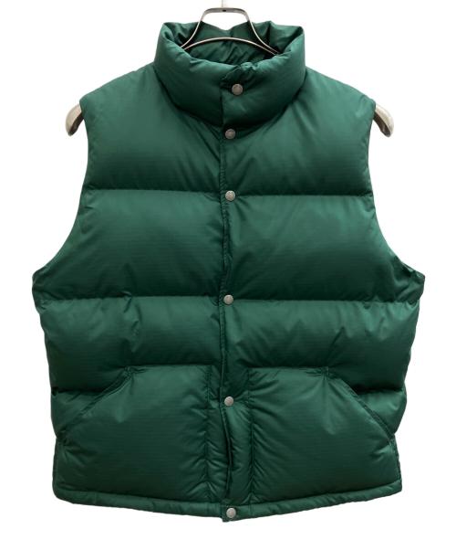 THE NORTHFACE PURPLELABEL（ザ・ノースフェイス パープルレーベル）THE NORTHFACE PURPLELABEL (ザ・ノースフェイス パープルレーベル) JOURNAL STANDARD (ジャーナルスタンダード) 別注 ポリ シェラベスト グリーン サイズ:SIZE Mの古着・服飾アイテム