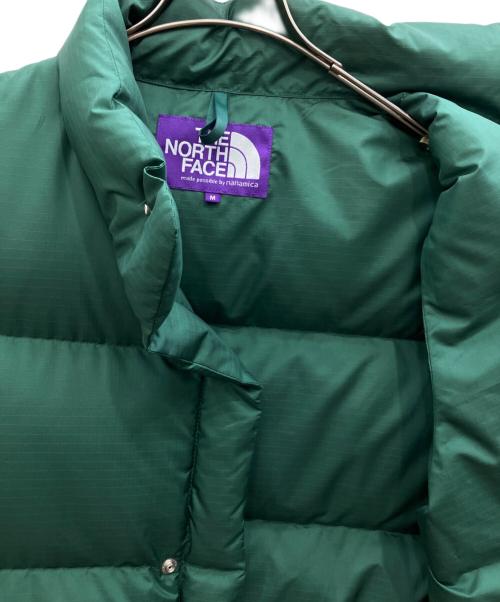 THE NORTHFACE PURPLELABEL（ザ・ノースフェイス パープルレーベル）THE NORTHFACE PURPLELABEL (ザ・ノースフェイス パープルレーベル) JOURNAL STANDARD (ジャーナルスタンダード) 別注 ポリ シェラベスト グリーン サイズ:SIZE Mの古着・服飾アイテム