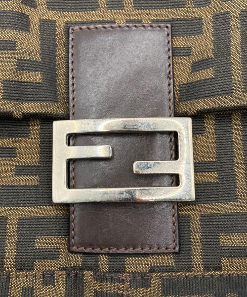 FENDI（フェンディ）FENDI (フェンディ) ショルダーバッグ ベージュ×ブラウンの古着・服飾アイテム