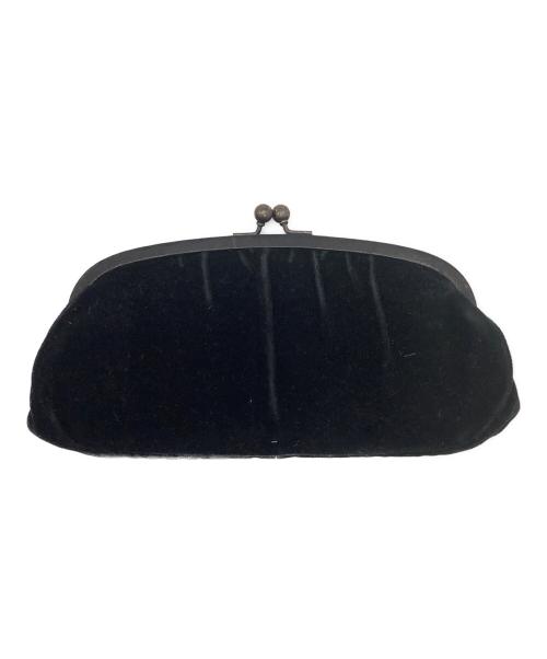 ebagos（エバゴス）ebagos (エバゴス) がま口ポーチ ブラックの古着・服飾アイテム