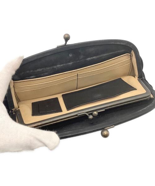 ebagos（エバゴス）ebagos (エバゴス) がま口ポーチ ブラックの古着・服飾アイテム