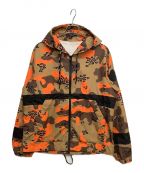 MONCLERモンクレール）の古着「ナイロンジャケット」｜ブラウン×オレンジ