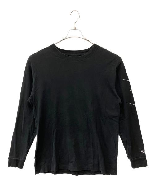 YOHJI YAMAMOTO（ヨウジヤマモト）YOHJI YAMAMOTO (ヨウジヤマモト) New Era (ニューエラ) ロングスリーブカットソー ブラック サイズ:5の古着・服飾アイテム
