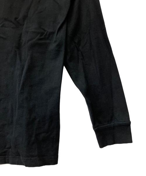 YOHJI YAMAMOTO（ヨウジヤマモト）YOHJI YAMAMOTO (ヨウジヤマモト) New Era (ニューエラ) ロングスリーブカットソー ブラック サイズ:5の古着・服飾アイテム