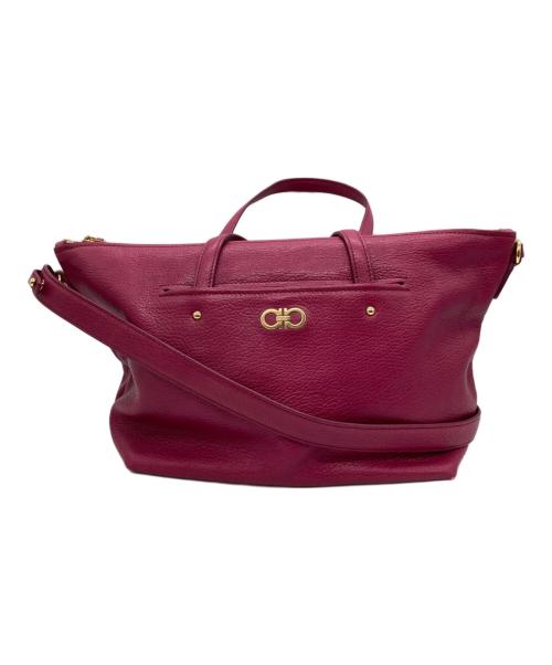 Salvatore Ferragamo（サルヴァトーレ フェラガモ）Salvatore Ferragamo (サルヴァトーレ フェラガモ) トートバッグ ピンクの古着・服飾アイテム