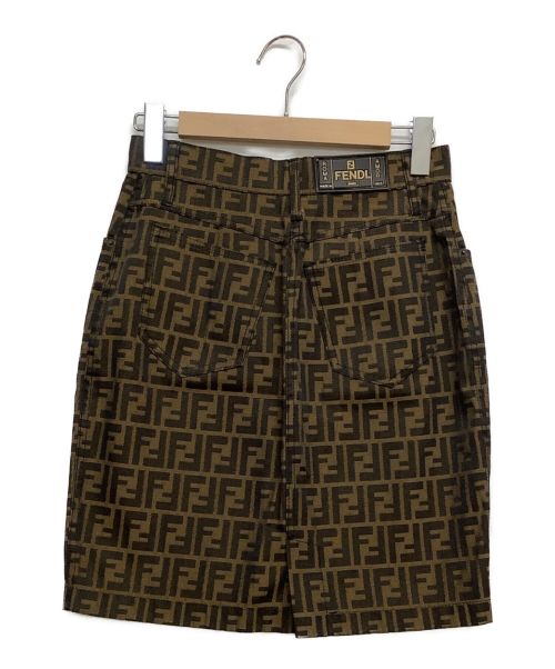 FENDI（フェンディ）FENDI (フェンディ) スカート ブラウン サイズ:30インチの古着・服飾アイテム