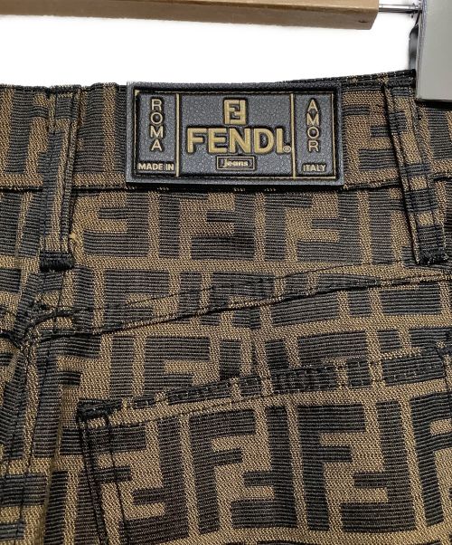 FENDI（フェンディ）FENDI (フェンディ) スカート ブラウン サイズ:30インチの古着・服飾アイテム
