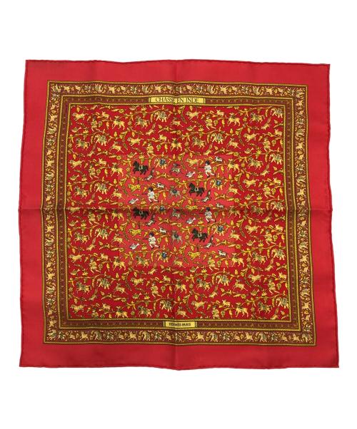 HERMES（エルメス）HERMES (エルメス) スカーフ レッドの古着・服飾アイテム