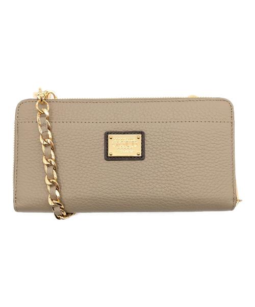 COCOCELUX GOLD（ココセリュックスゴールド）COCOCELUX GOLD (ココセリュックスゴールド) ショルダーウォレット ベージュの古着・服飾アイテム