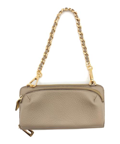 COCOCELUX GOLD（ココセリュックスゴールド）COCOCELUX GOLD (ココセリュックスゴールド) ショルダーウォレット ベージュの古着・服飾アイテム