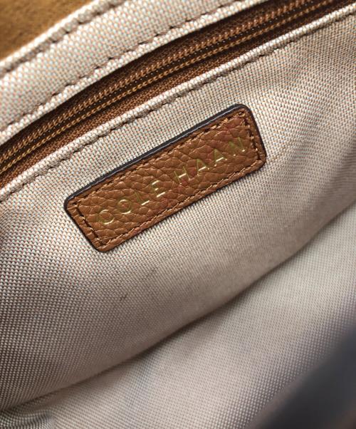 COLE HAAN（コールハーン）COLE HAAN (コールハーン) クラッシックミニサドルバッグ ブラウンの古着・服飾アイテム