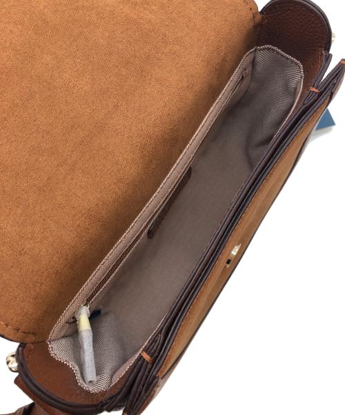 COLE HAAN（コールハーン）COLE HAAN (コールハーン) クラッシックミニサドルバッグ ブラウンの古着・服飾アイテム