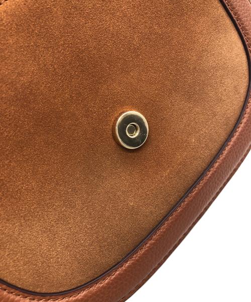 COLE HAAN（コールハーン）COLE HAAN (コールハーン) クラッシックミニサドルバッグ ブラウンの古着・服飾アイテム