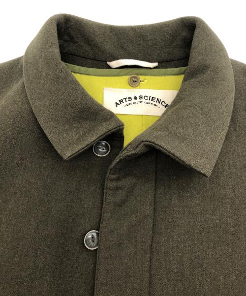 ARTS&SCIENCE（アーツアンドサイエンス）ARTS&SCIENCE (アーツアンドサイエンス) ライナー付コート グリーン サイズ:SIZE 1の古着・服飾アイテム