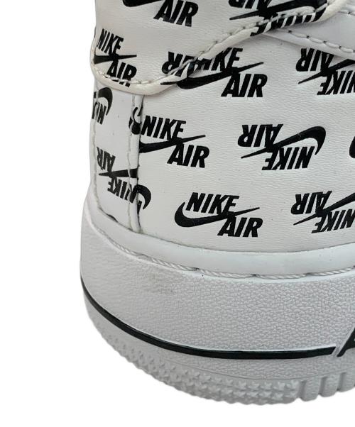NIKE（ナイキ）NIKE (ナイキ) AIR FORCE1 LOW”ALL OVER LOGO WHITE” ホワイト×ブラック サイズ:US8.5の古着・服飾アイテム