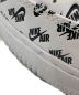 中古・古着 NIKE (ナイキ) AIR FORCE1 LOW”ALL OVER LOGO WHITE” ホワイト×ブラック サイズ:US8.5：21000円