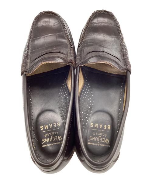 G.H.BASS&CO.（ジー・エイチ・バス・コー）G.H.BASS&CO. (ジー・エイチ・バス・コー) コインローファー ブラウン サイズ:7.5の古着・服飾アイテム