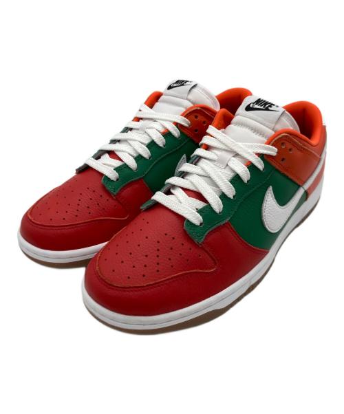 NIKE（ナイキ）NIKE (ナイキ) NIKE DUNK LOW 365 nike by you レッド×グリーン×オレンジ サイズ:US10.5の古着・服飾アイテム